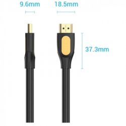 ������ ������������� HDMI M to HDMI M 10.0m V2.0 4K60Hz PVC black Vention (ALIBL) - �������� 2