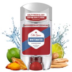 Антиперспирант Old Spice Whitewater Прозрачный гелевый 70 мл (8006530030014) - Картинка 2