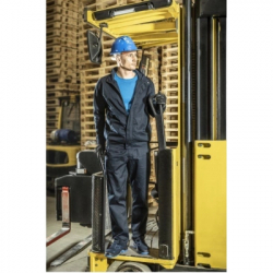 Куртка робоча Hoegert HT5K304, FABIAN, поліестер бавовна, темно-синя, 4XL 60 (HT5K304-4XL) - Картинка 4