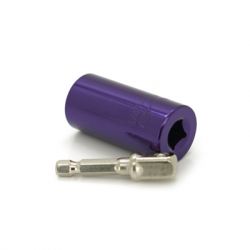 Торцевая головка Voltronic универсальная для шуруповерта 7-19 mm (25*52) 3/4 Violet (YT-UnScTVL) - Картинка 2