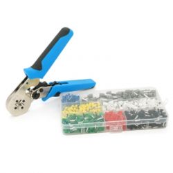Зажим для клемм CINLINELE HCS8 10S, blue, набор наконечников VE0508 VE7508 VE1008 VE1508 VE2508 VE4009 VE6102 (HCS8 10S+VE780) - Картинка 2
