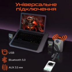 Акустична система Meetion SP2111 Black (MT-SP2111BT-A) - Картинка 6
