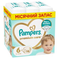 ϳ������ Pampers Premium Care ����� 6 (13-18 ��) 116 �� (8006530223744)