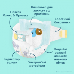 Подгузники Pampers Premium Care Розмір 2 (4-8 кг) 246 шт (8006530223522) - Картинка 4