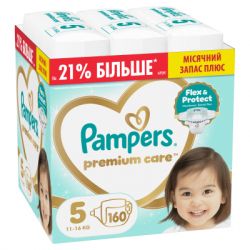 ���������� Pampers Premium Care ����� 5 (11-16 ��) 160 �� (8006530223799) - �������� 1
