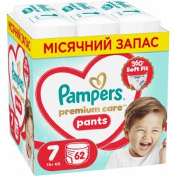ϳ������ Pampers Premium Care Pants ����� 7 (15+ ��) 62 �� (8006530320245)