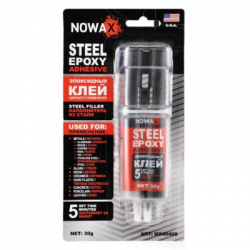 ������������� ���� NOWAX STEEL EPOXY ADHESIVE 30g (NX49409)