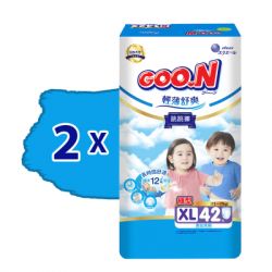 Підгузки GOO.N Slim & Comfortable Розмір 5 XL 12-17 кг 42 шт (21001093) - Картинка 2