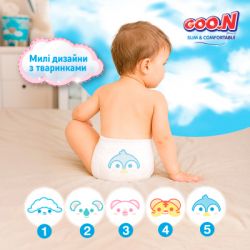 Підгузки GOO.N Slim & Comfortable Розмір 5 XL 12-17 кг 42 шт (21001093) - Картинка 7