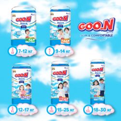 Підгузки GOO.N Slim & Comfortable Розмір 5 XL 12-17 кг 42 шт (21001093) - Картинка 9