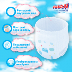 Підгузки GOO.N Slim & Comfortable Розмір 6 XXL 15-25 кг 36 шт (21001094) - Картинка 5