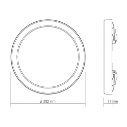 Світильник Videx DL6R 24W 3000K-4000K-6500K White (VL-DL6R-24CW) - Картинка 11