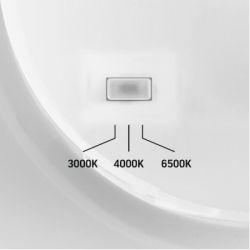 Світильник Videx IP65 VIDEX WL03 12W 3000K-4000K-6500K Black (VL-WL03-12CB) - Картинка 4
