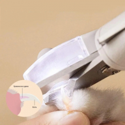 Кігтеріз для тварин Me&Pet з LED-підсвічування білий (NMP42) - Картинка 7