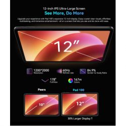 Планшет Oscal Pad 100 12.0" 6/256GB 4G (LTE) Sky Blue (6931548326335) - Картинка 21