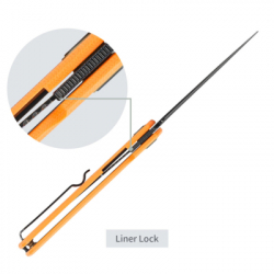 Ніж SRM Air, Orange G10, Black Stonewash (105M-GJ) - Картинка 11