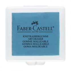 Гумка Faber-Castell «Клячка» Kneadable Art у пластиковій коробочці кольори асорті (24292) - Картинка 2