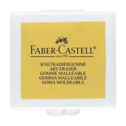 Гумка Faber-Castell «Клячка» Kneadable Art у пластиковій коробочці кольори асорті (24292) - Картинка 3