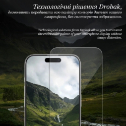 Скло захисне Drobak Clear glass A+ Apple iPhone 16 Pro Max (151580) - Картинка 5