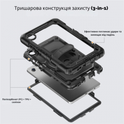 Чохол до планшета BeCover FortTab Samsung Galaxy Tab A11 Plus SM-X236B 11.0" Black (715640) - Картинка 10