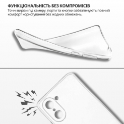 Чохол до мобільного телефона BeCover Silicone OnePlus Nord CE 5 5G Transparent (715697) - Картинка 5