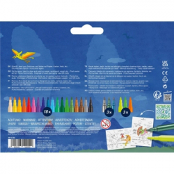 ���������� Faber-Castell �������� 18 ������ + 3 ��������� + 3 �������� + �������� � ��������� ������� (32963) - �������� 2