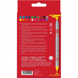���������� Faber-Castell ������������� Double-ended Fibre tip, 20 ������ (28023) - �������� 2