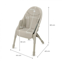 Стілець для годування Kinderkraft Dinnly Beige (5902533931569) - Картинка 10