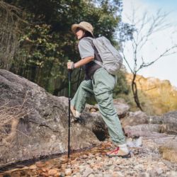 Треккинговые палки Naturehike CNK2550DS010 55-120 см зелена 1 шт (6977465869371) - Картинка 11