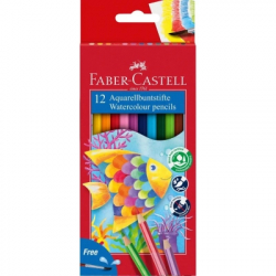 ��������� ������� Faber-Castell ���������� , 12 ������� + ������� (114413) (1407)