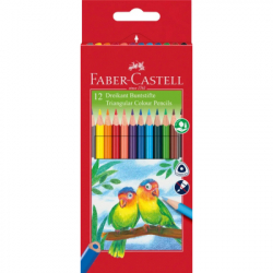 ��������� ������� Faber-Castell ���������, 12 ������� + ��������� (120523) (21614)