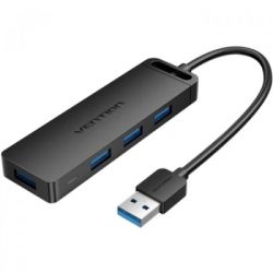 ������������ Vention USB 3.0 to 4xUSB 3.0 0,15m black (CHLBB-SCB2)