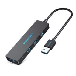 ������������ Vention USB 3.0 to 4xUSB 3.0 0,15m black (CHKBB)