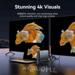 Концентратор Vention USB-C 15-in-1 2xHDMI + DisplayPort + RJ45 + SD/TF + 3.5mm gray (TPUH0) - Картинка 9