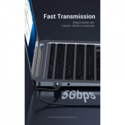 Дата кабель USB 3.0 AM/AM 1.5m PVC black Vention (CONBG) - Картинка 7