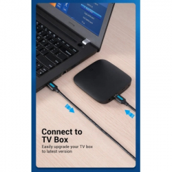 Дата кабель USB 3.0 AM/AM 1.5m PVC black Vention (CONBG) - Картинка 8