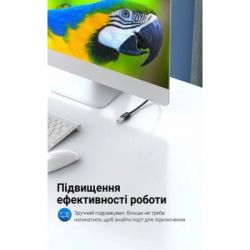Дата кабель USB 2.0 AM/AF 5.0m PVC black Vention (CBIBJ) - Картинка 4