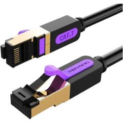 ����-���� 10�, S/FTP cat 7 RJ-45 black Vention (ICDBL)