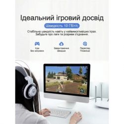 Патч-корд 10м, UTP cat 7 RJ-45 flat black Vention (ICABL) - Картинка 3