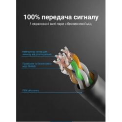 Патч-корд 0.5м, UTP cat 6A RJ-45 slim black Vention (IBIBD) - Картинка 5