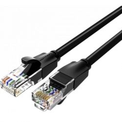 ����-���� 30�, UTP cat 6 RJ-45 black Vention (IBEBT)