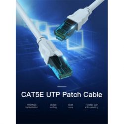 Патч-корд 0.75м UTP cat 5e RJ-45 blue Vention (VAP-A10-S075) - Картинка 2