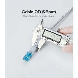 Патч-корд 0.75м UTP cat 5e RJ-45 blue Vention (VAP-A10-S075) - Картинка 9