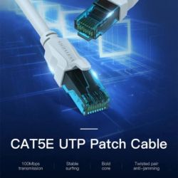 Патч-корд 2м, UTP cat 5e RJ-45 blue Vention (VAP-A10-S200) - Картинка 5