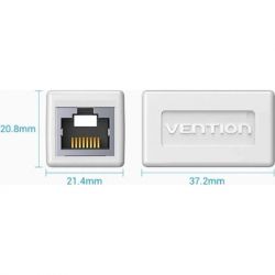 Зрощувач FTP 1+1 RJ45 cat 6 FTP white Vention (IPVW0) - Картинка 2