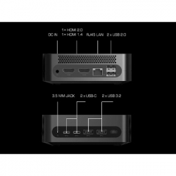 Компьютер Prestigio Mini / i3-1215U No RAM&ROM Wi-Fi 6 No OS (PSMPC103) - Картинка 7