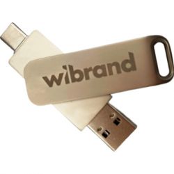 ��������� ����������� SSD, 2Tb, Wibrand Wolf, Silver, Type-C / USB 3.2 (Gen 2), 1000 / 1000 ��/� (WIEXSSD/WO2TB)