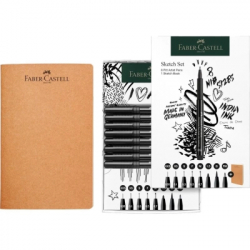 ������ Faber-Castell ����� ����� ����������� � ������� Sketch Set ���� ������ (XXS, XS, S, F, M, 1,5, B, FM) (32468) - �������� 2