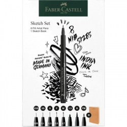 ������ Faber-Castell ����� ����� ����������� � ������� Sketch Set ���� ������ (XXS, XS, S, F, M, 1,5, B, FM) (32468) - �������� 4