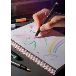 Фломастеры Faber-Castell кисточки Black Edition Pastel пастельных цветов, 6 цветов (32357) - Картинка 5
